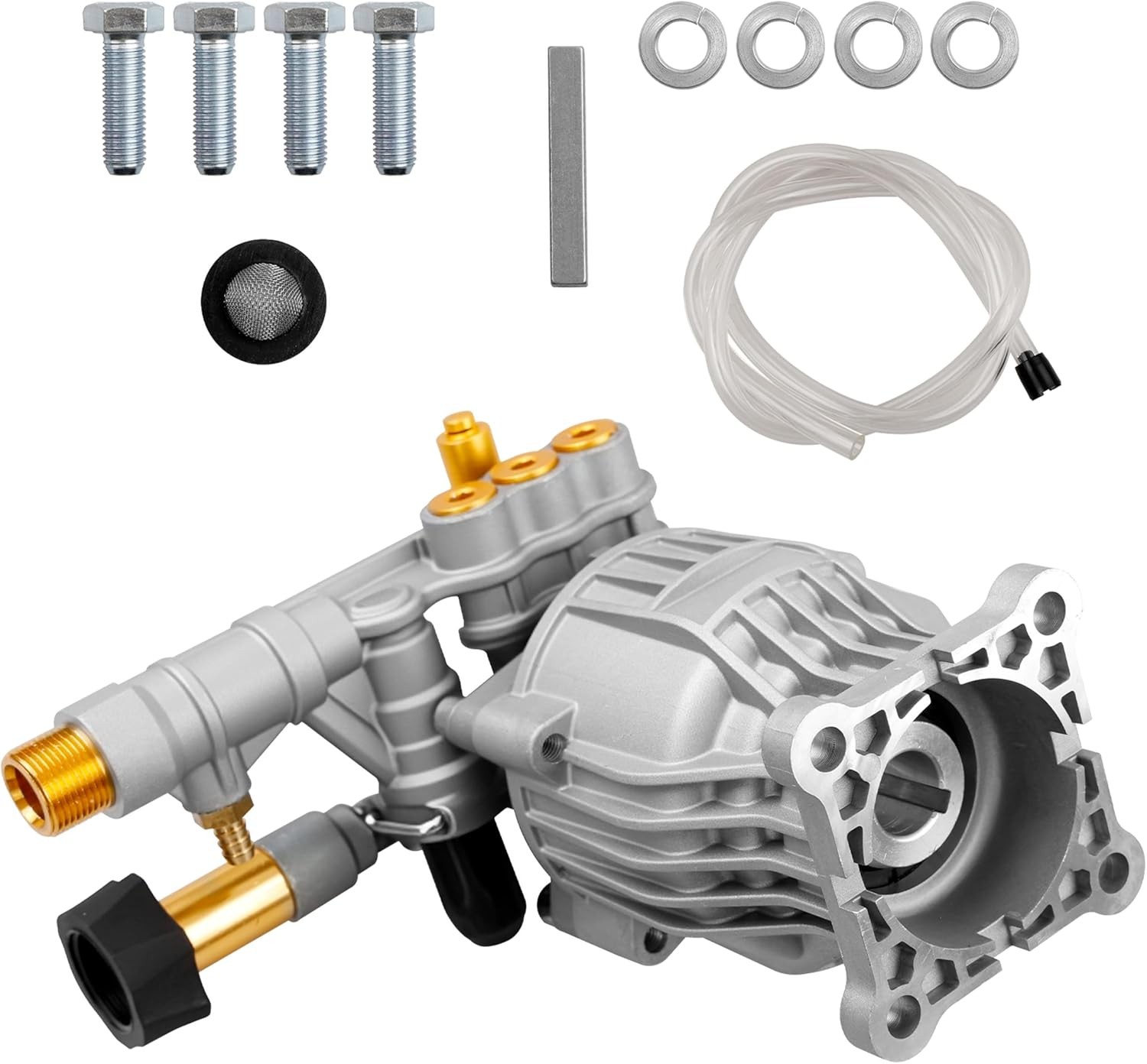 90028 Horizontal Pressure Washer Pump Kit Aluminum 2.4 GPM 3300 PSI Power 3/4" gallery