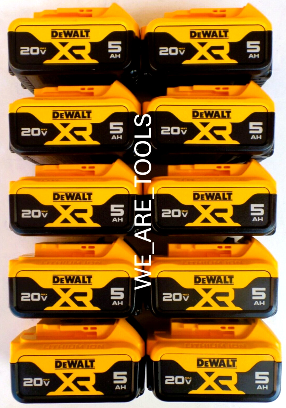 (10) Dewalt 20V DCB205 5.0 Batteries For Drill, Saw, Grinder 20 Volt gallery