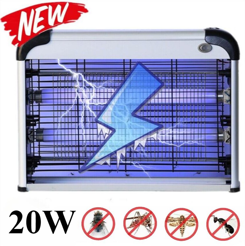 Electric Indoor Light Lawn Lamp Insect Killer Mosquito Zapper Bug Pest Fly Trap gallery