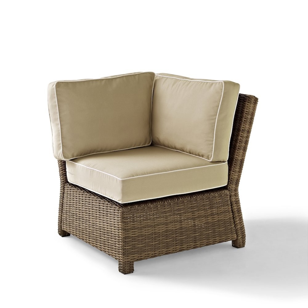 Bradenton Wicker Corner Outdoor Sectional Chair gallery
