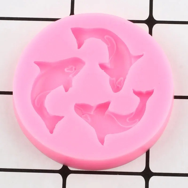 Sea Animals Silicone Mold – Killer Whale Fondant Cake Decorating & Craft Mold gallery