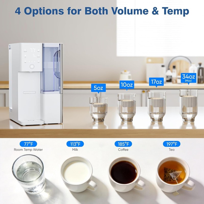 5-Stage RO Countertop Water Filter with Instant Hot Water, BPA-Free System gallery