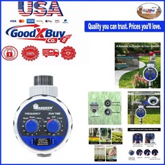 Water Timer Garden Irrigation Controller No Water Pressure Needed Blue Plasti…