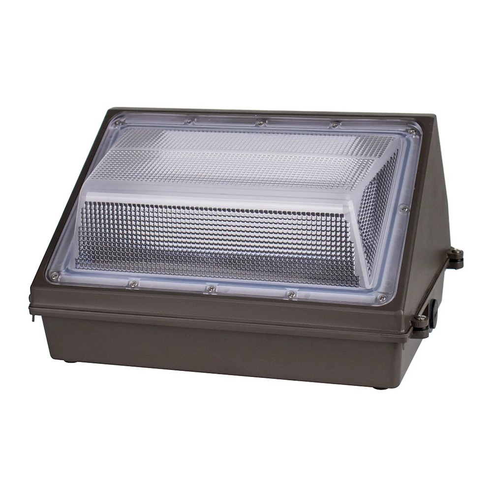 60W LED Wall Pack 5000K Semi Cutoff Bronze Outdoor Security Lighting Light