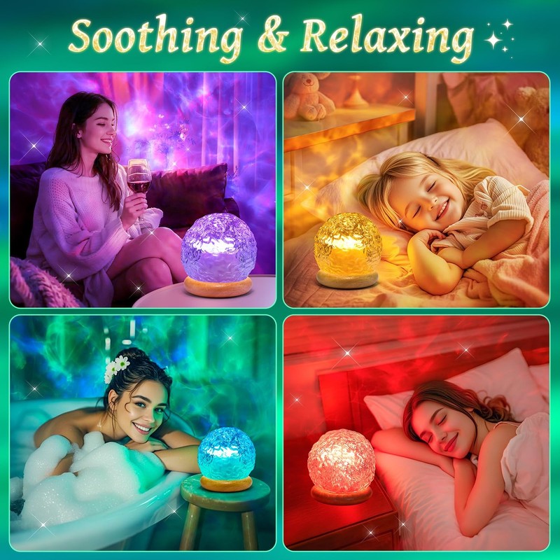 Crystal Light Projector 216 Modes Bedroom Mood Lighting Remote USB gallery