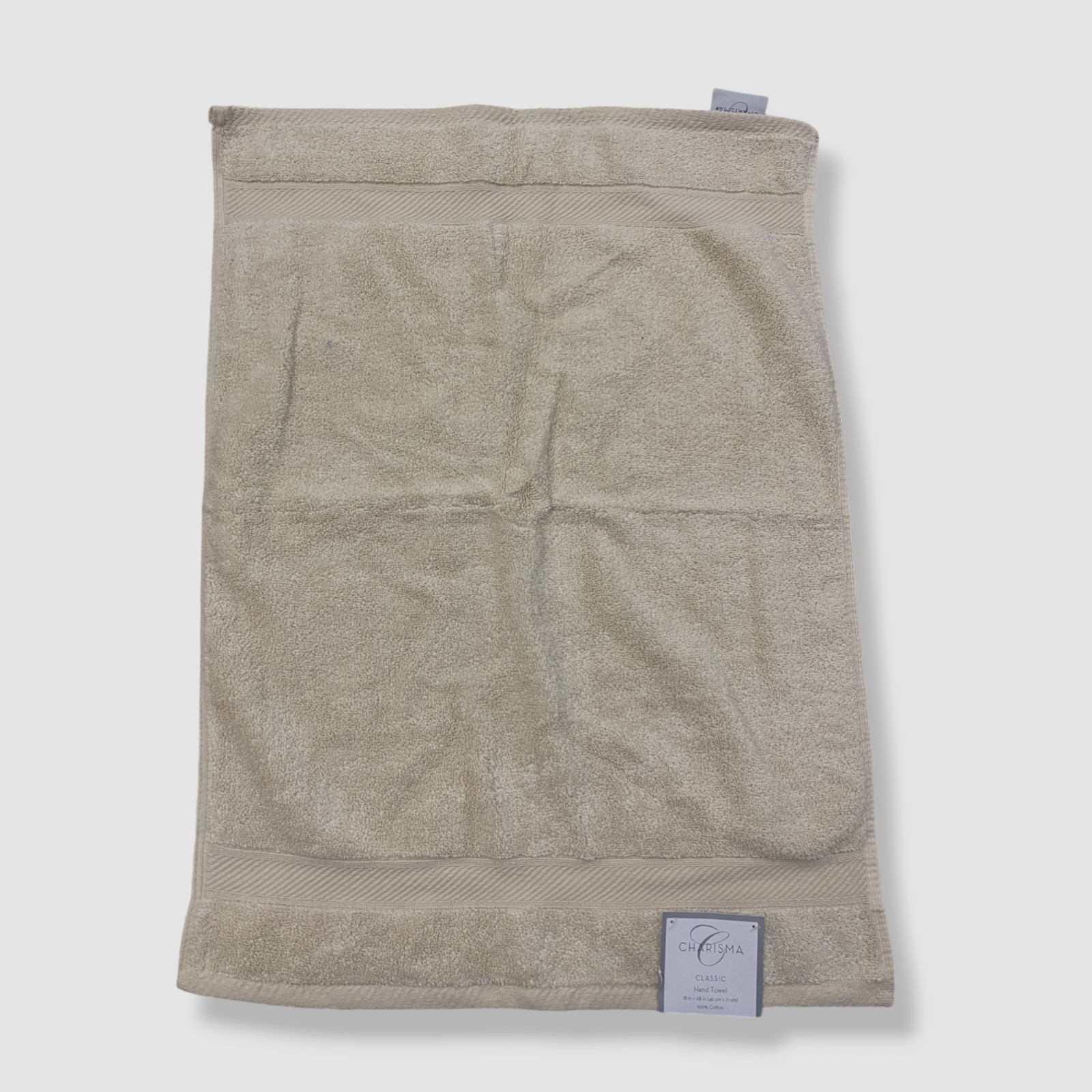 $14 Charisma Beige Classic Hand Towel | 18 x 28 in gallery