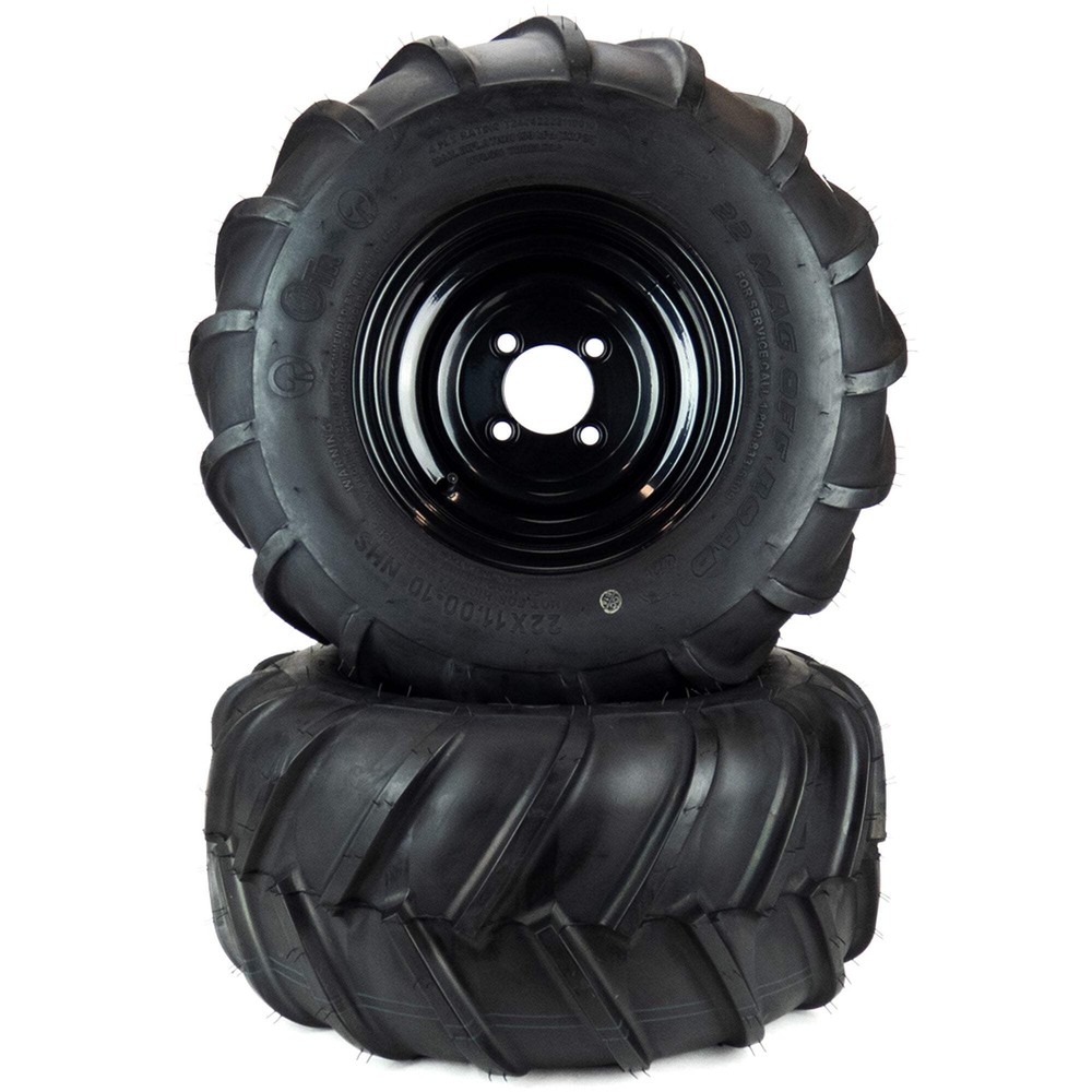 (2) Aggressive Tire Assemblies 22x11.00-10 Bad Boy ZT Elite Models 022-2014-00