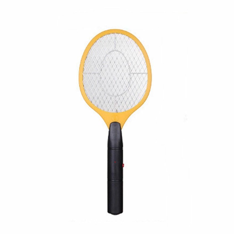Handheld Mosquito Fly Swatter Bug Zapper Insect Pest Killer Tennis Racket Yellow gallery