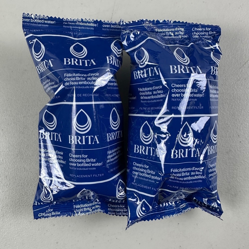 2 PACK Brita Elite Replacement Water Filters Pitcher Dispenser Sealed Blue OB06