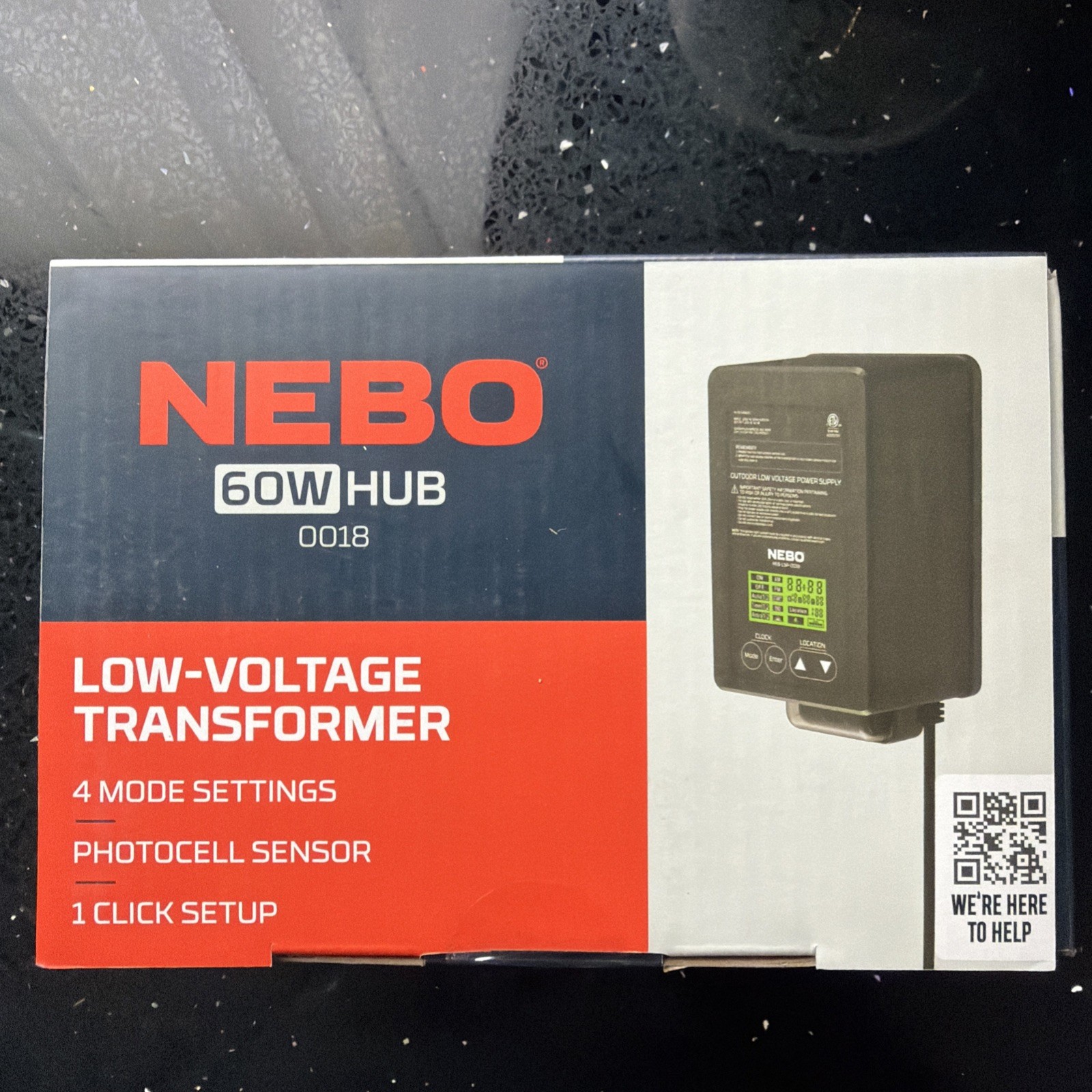 NEBO 60w Hub Low-Voltage Transformer 4 Mode Settings Photocell Sensor NEW gallery