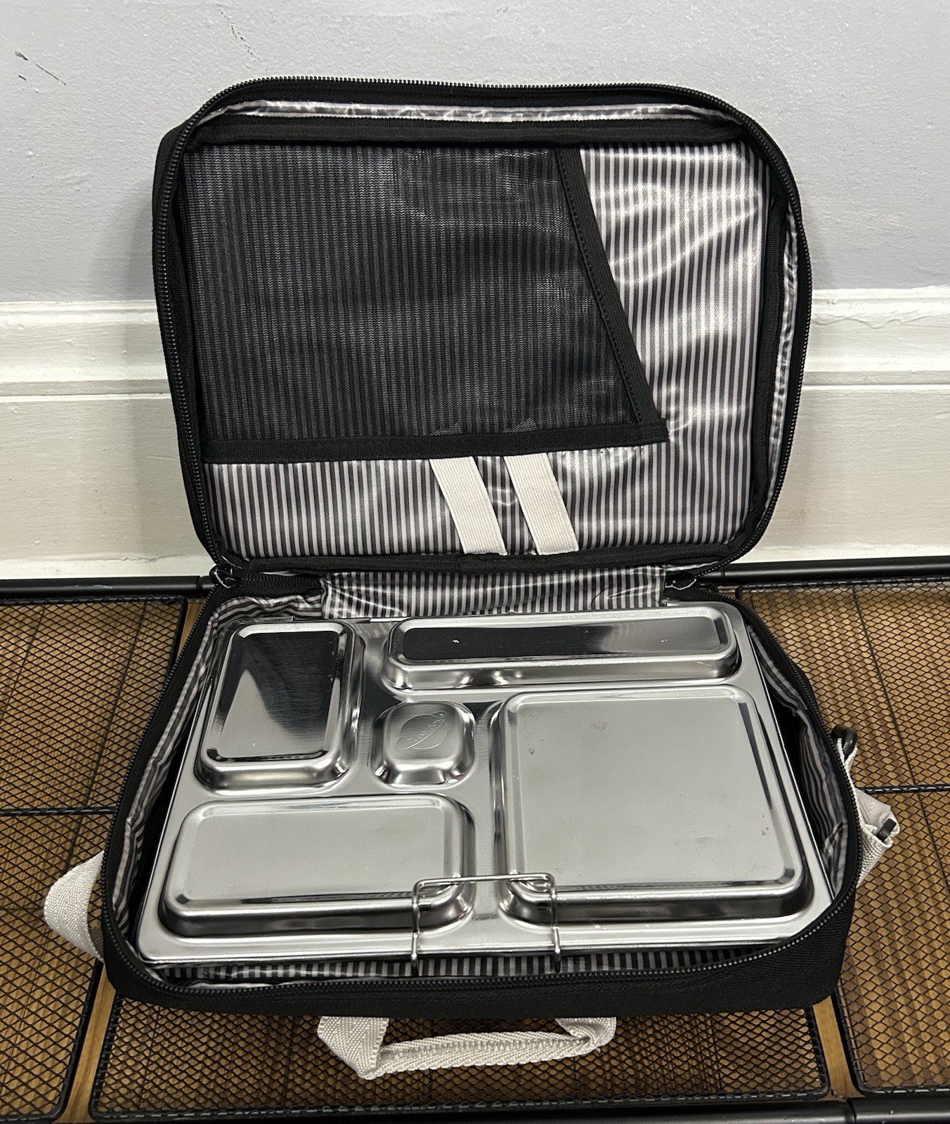 PlanetBox Stainless Steel Bento Box Set w/ Lunch Bag gallery