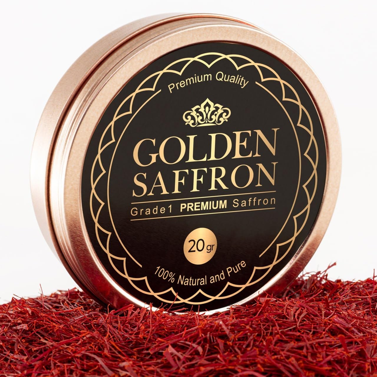 Golden Saffron, Finest Pure Premium All Red Saffron Threads, Grade A+ Super N... gallery