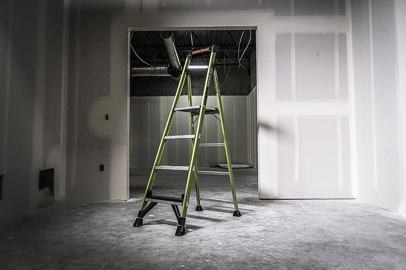Ladders, Mightylite 2.0, 6' Stepladder with Ground Cue, Fiberglass, Type IAA, 37 gallery