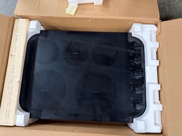 Whirlpool Built In Electric Cooktop WCE77US0HB01, 30 Inch, 5 Burner, Black gallery
