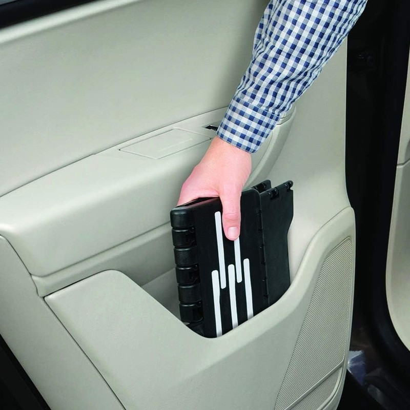 Versatile Portable Step Stool - 4" Height, Sturdy, Foldable Design for All Ages gallery