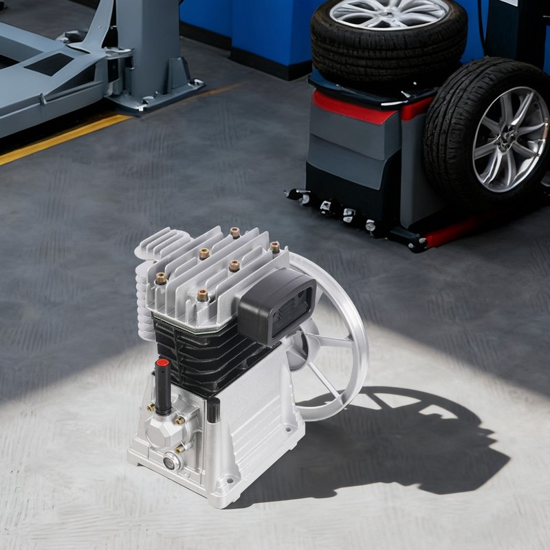 3HP Air Compressor Pump Head Single Stage Twin Cylinder Air Compressor Pump Head gallery