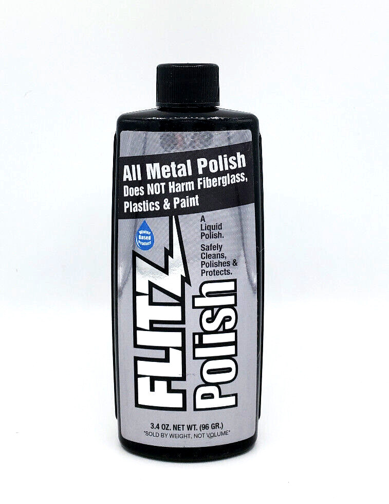 FLITZ All Metal Polish 3.4oz Liquid Formula - Single, Set of 2 gallery