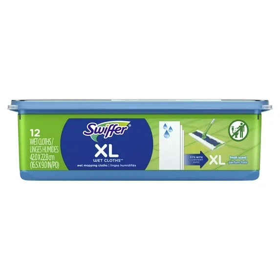 Swiffer Sweeper XL Wet Pad Refills, Open Window Fresh 12 Ct gallery