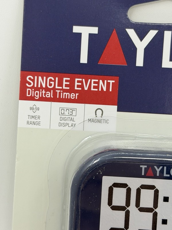 New Taylor Multi Purpose Timer Magnetic With Min and Sec AAA Battery Included gallery