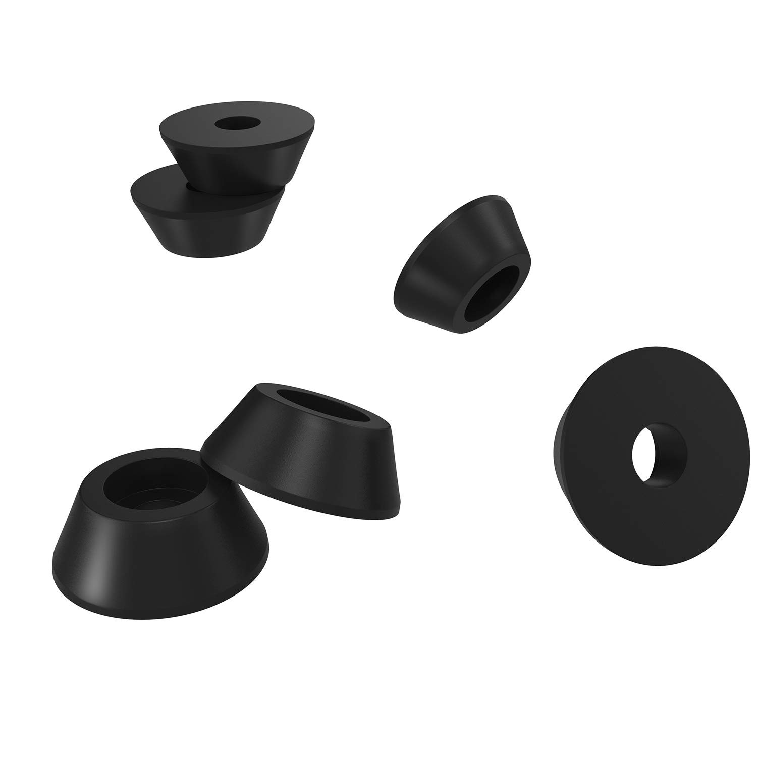 200 Pieces Soft Cutting Board Rubber Feet Stainless Steel Screws, 0.28 x 0.59 gallery