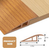 Door Thresholds Floor Transition Strip 36 inch, 1/2'' ~ 36 in, Light Brown gallery