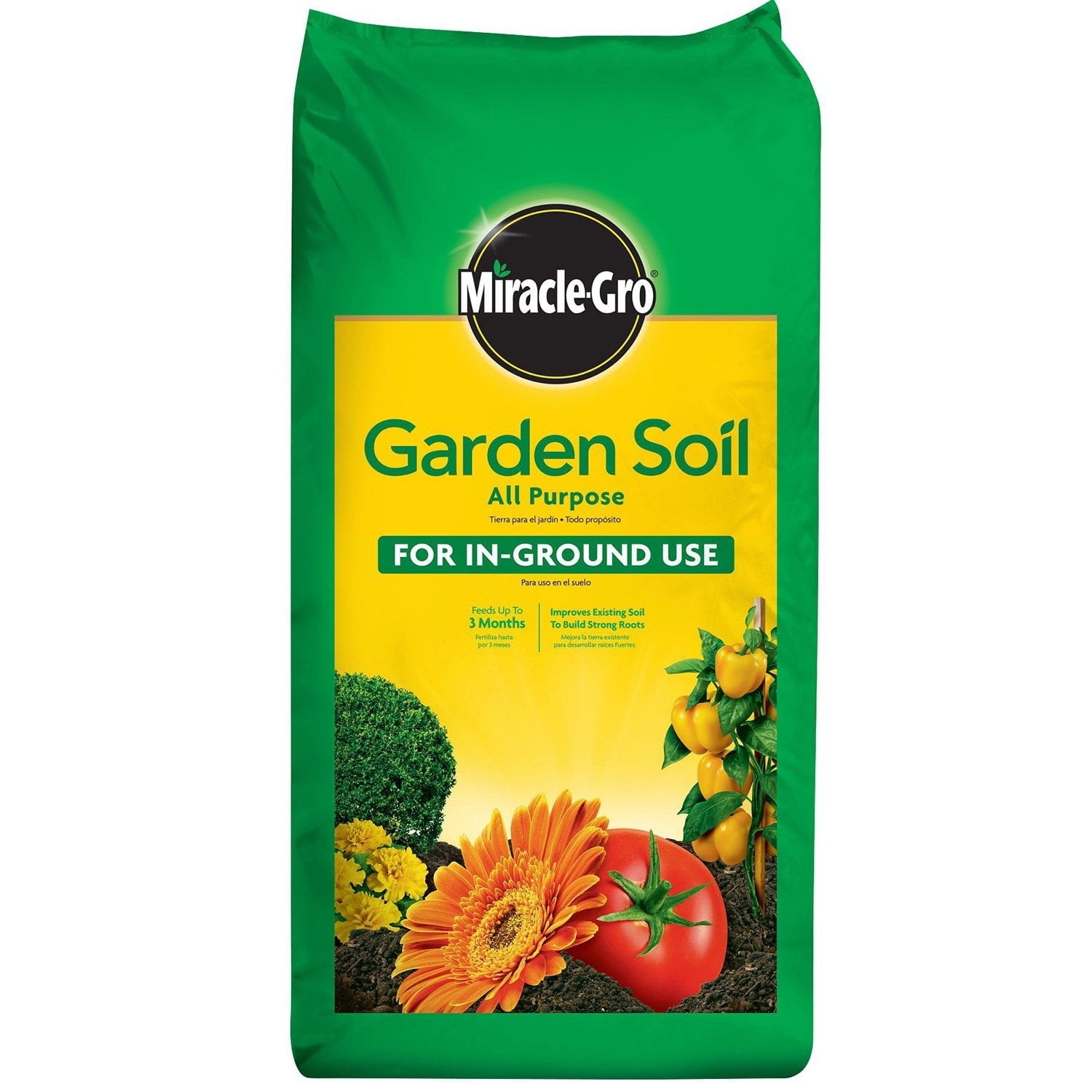 Miracle-Gro Garden Soil All Purpose, For In-Ground Use, 2 Cubic Feet gallery