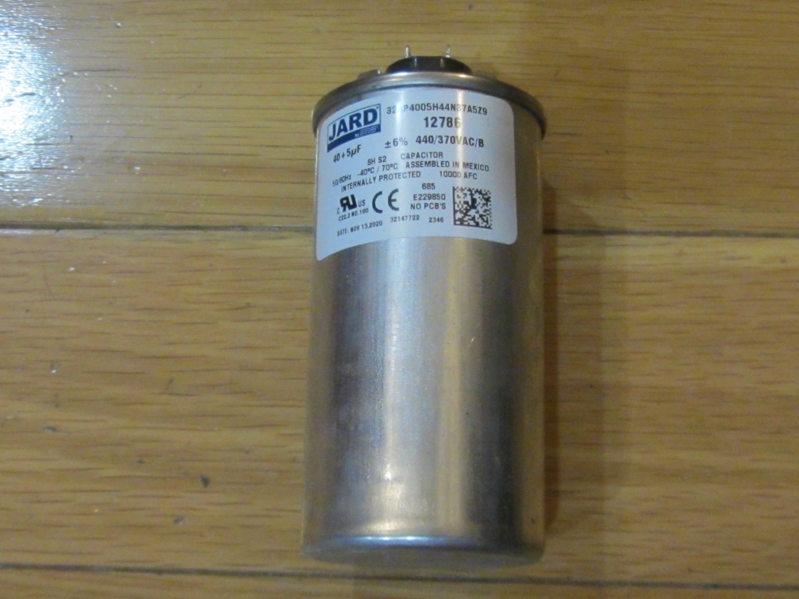 40+5 uf MFD 440 370 VAC Dual Run Capacitor for MARS JARD 12786! NEW IN BOX-COOL! gallery