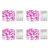 4 Pack Battery Operated 10 feet long, 2 inches wide, 0.8 high, Pink gallery