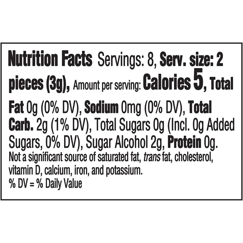 Dentyne Ice Peppermint Sugar-Free Chewing Gum, 9 Packs of 16 Pieces (144 Tota... gallery