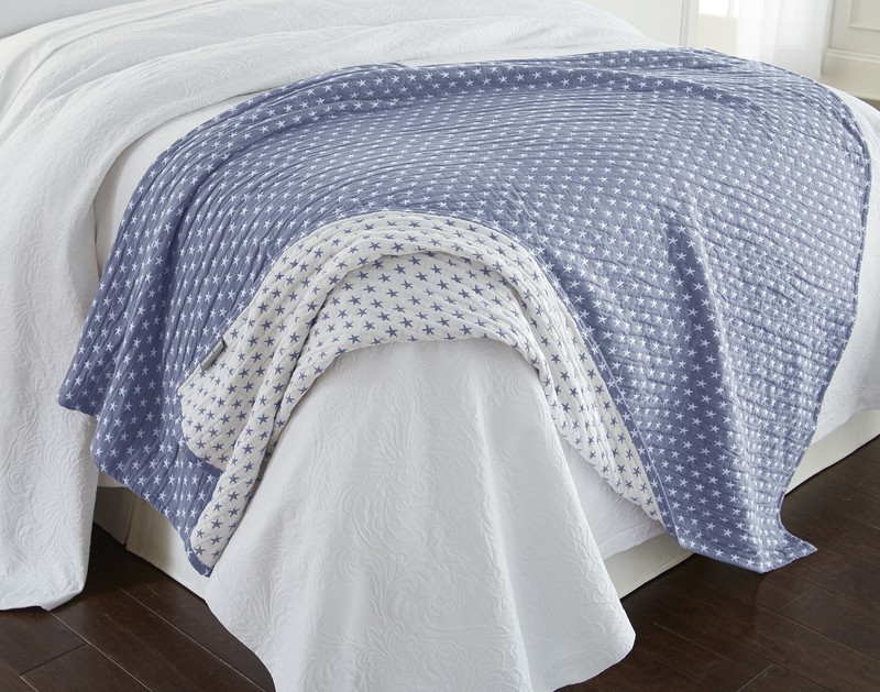 3-Layer Muslin Throw Blanket Lightweight Reversible Cotton Gauze Blanket gallery