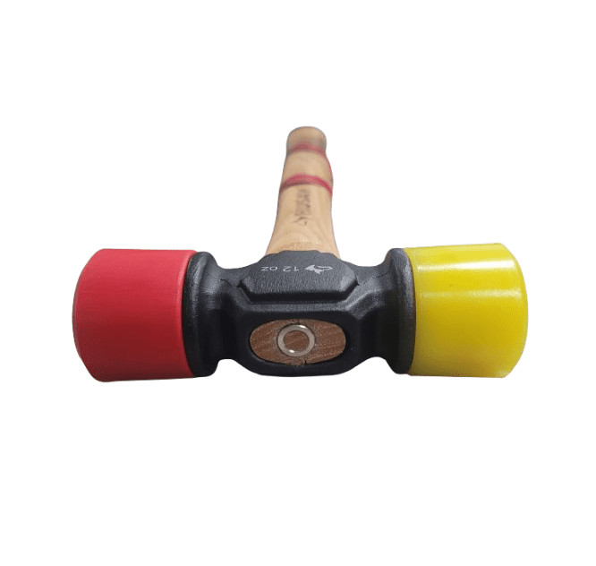 2-PACK Husky 12 oz. Hickory 2-Sided Soft Face Mallet gallery