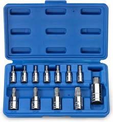 10086A Standard Torx Plus Bit Socket Set | 12 Piece | TP8 â€“ TP60 | 6 Poi