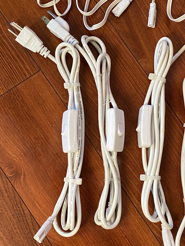4PCS 5FT POWER CABLE |Connector Cable For T8 T5 Integrated LED Tube Lights gallery