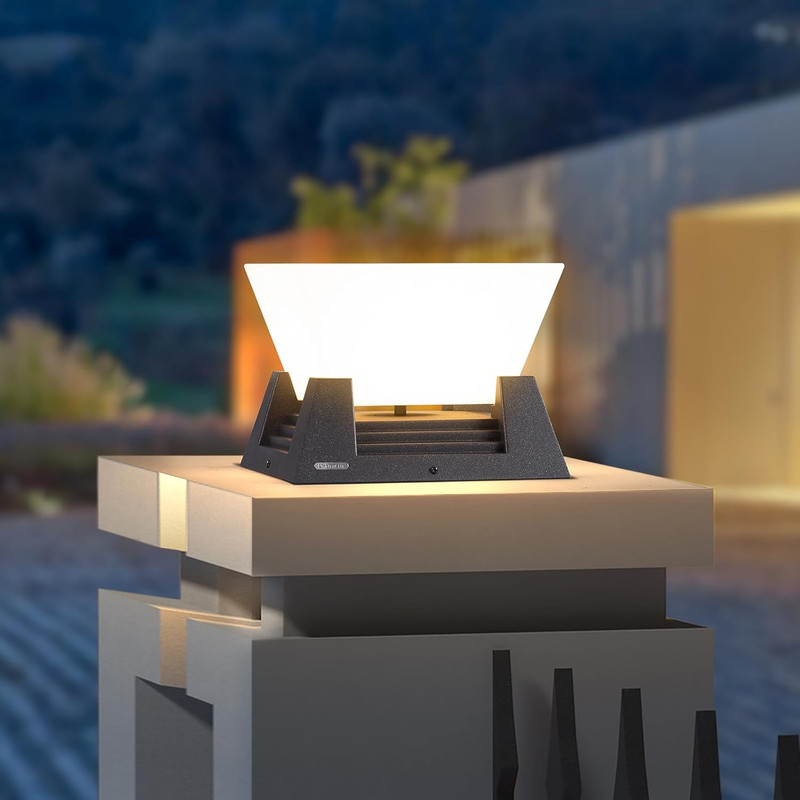 Outdoor Post Lights, High Voltage Hardwired LED Pillar Lights Outdoor, IP54 Wate gallery