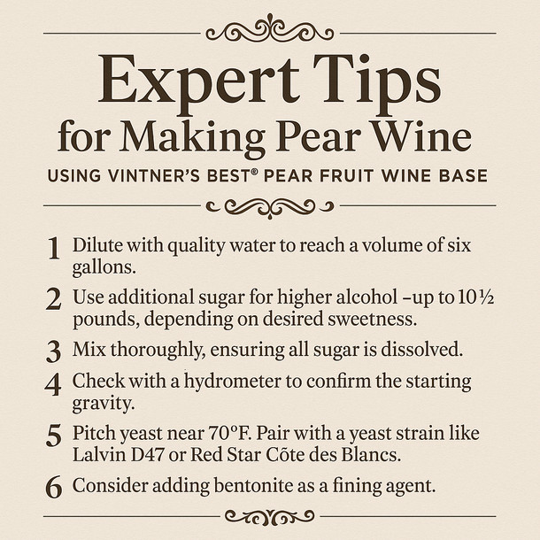 LD Carlson Vintner's Best Pear Fruit Wine Base gallery