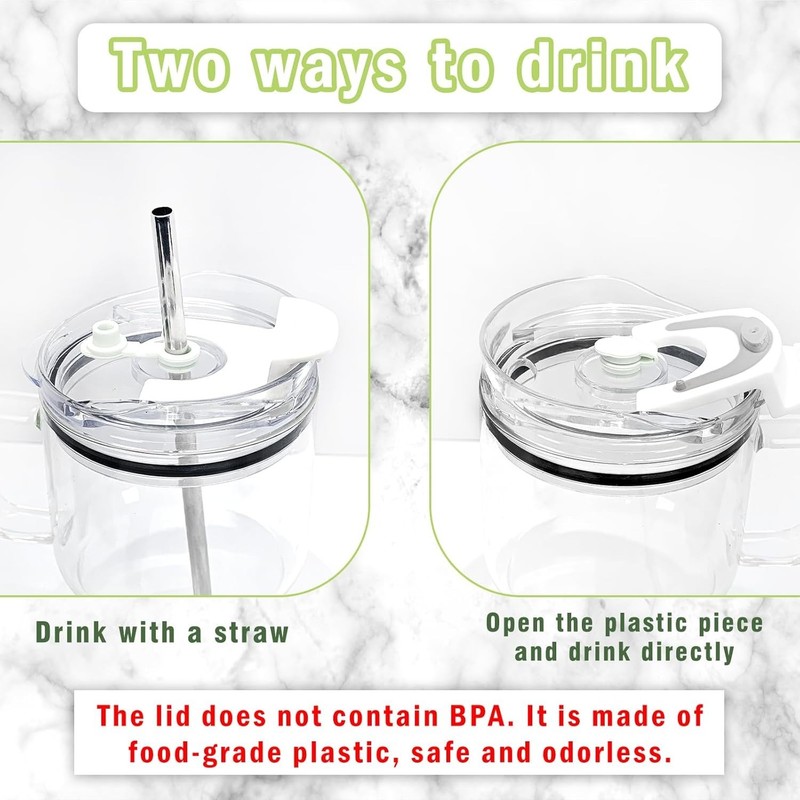 High-Quality Plastic Replacement Lids for YETI and RTIC Tumblers - 1 Pack gallery