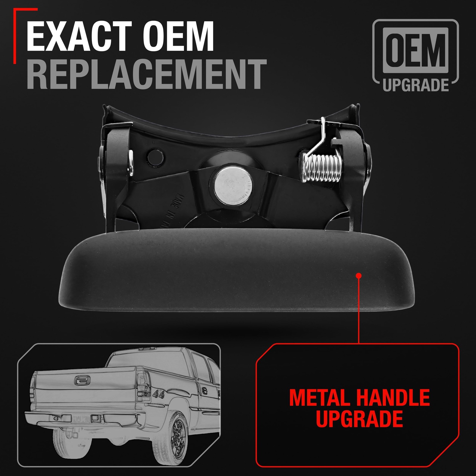 Tailgate Handle for Chevrolet Silverado; GMC Sierra 1500, 2500, 3500, Classic... gallery