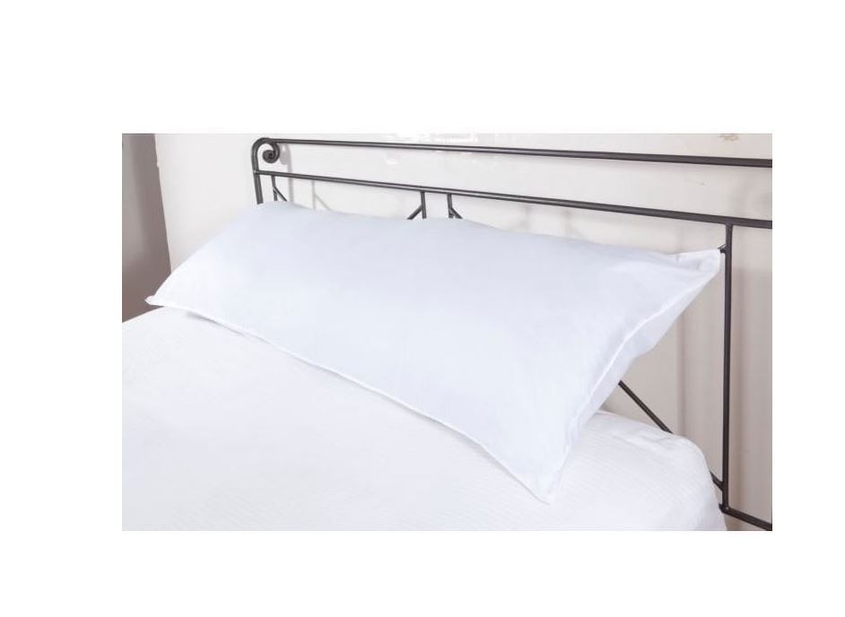 Mainstays Body Pillow - 20"x 54", White, Microfiber, Hypoallergenic gallery