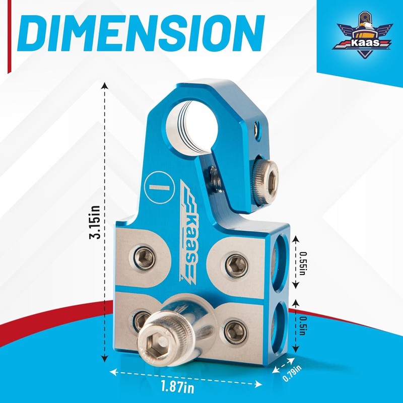 Lead Acid Battery Terminal Clamps, Positive and Negative Set, for SAE/DIN/EN Tap gallery