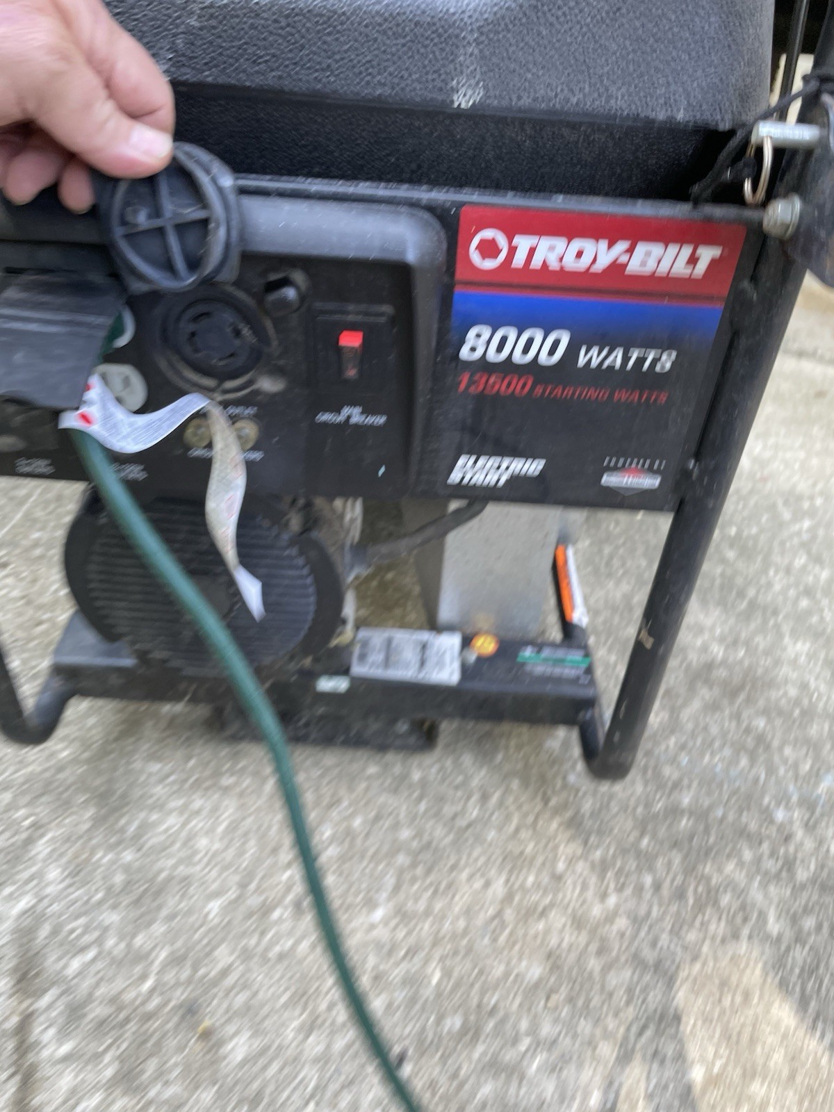 Troybilt 8000w Generator Works Great New Battery gallery