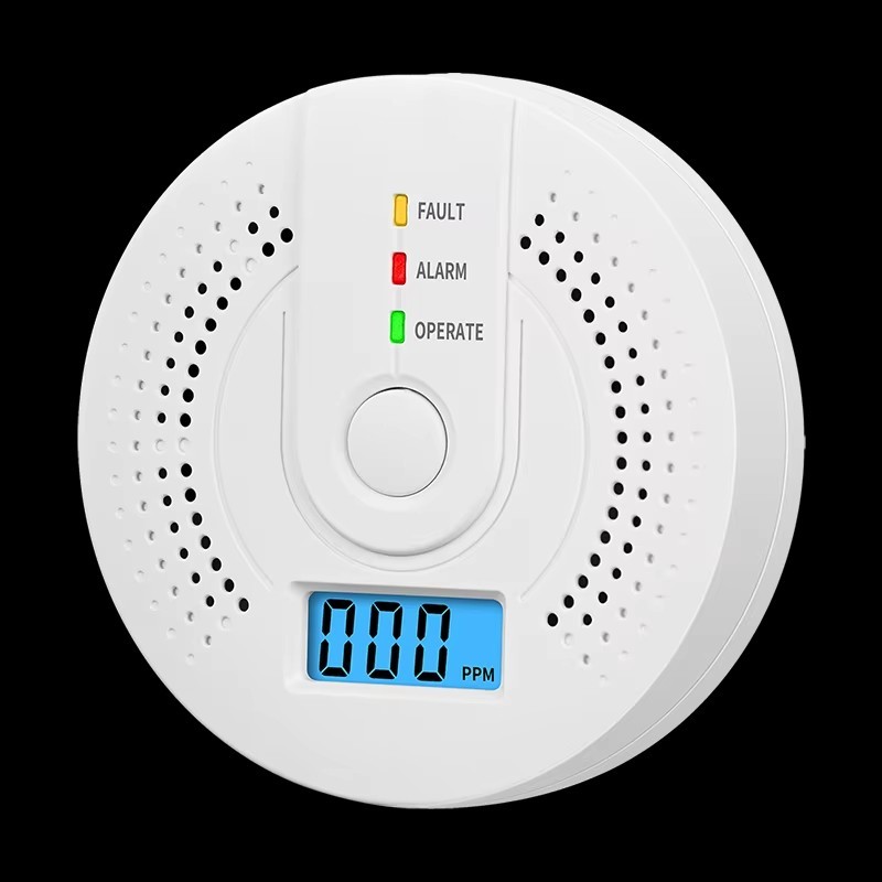 Carbon Monoxide Detector Warning Safety Alarm Sensor LED Digital Battery Powered gallery