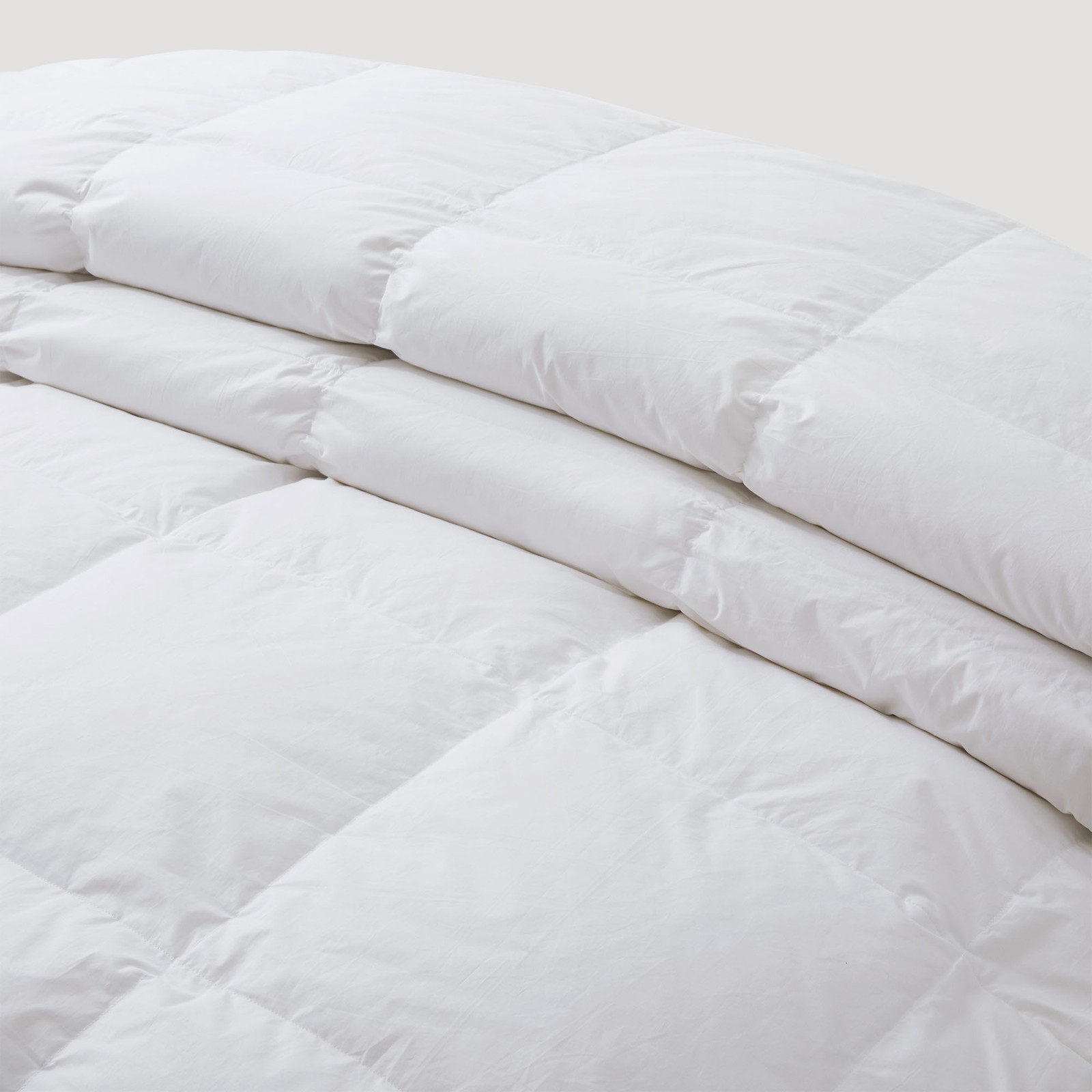 Goose Feather Fiber Comforter, 100% Cotton Cover King or Queen Bed Blanket gallery