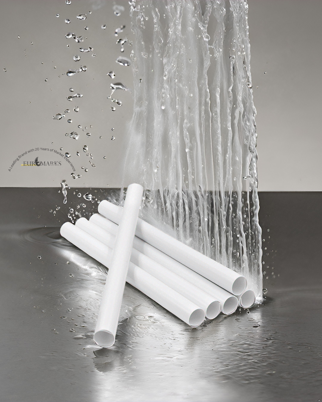 16 White Radiator Pipe Cover Sleeves Shrouds Snap Around Radiator Pipe Covers UK gallery