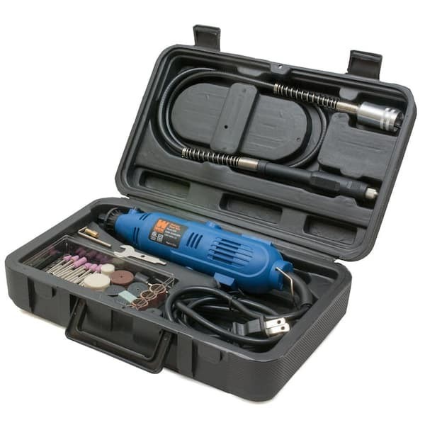 WEN Variable Speed Rotary Tool Kit Dremel Rotary Grinder Cutter with Flex Shaft gallery