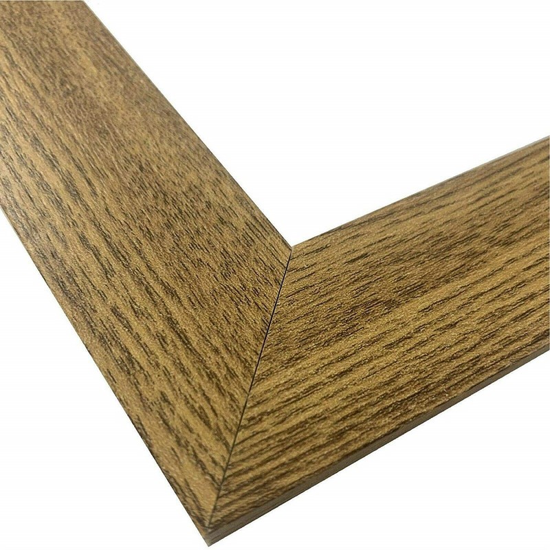 US Art Frames 1.25" Light Oak Flat MDF Wood Composite Picture Poster Frame S-B gallery