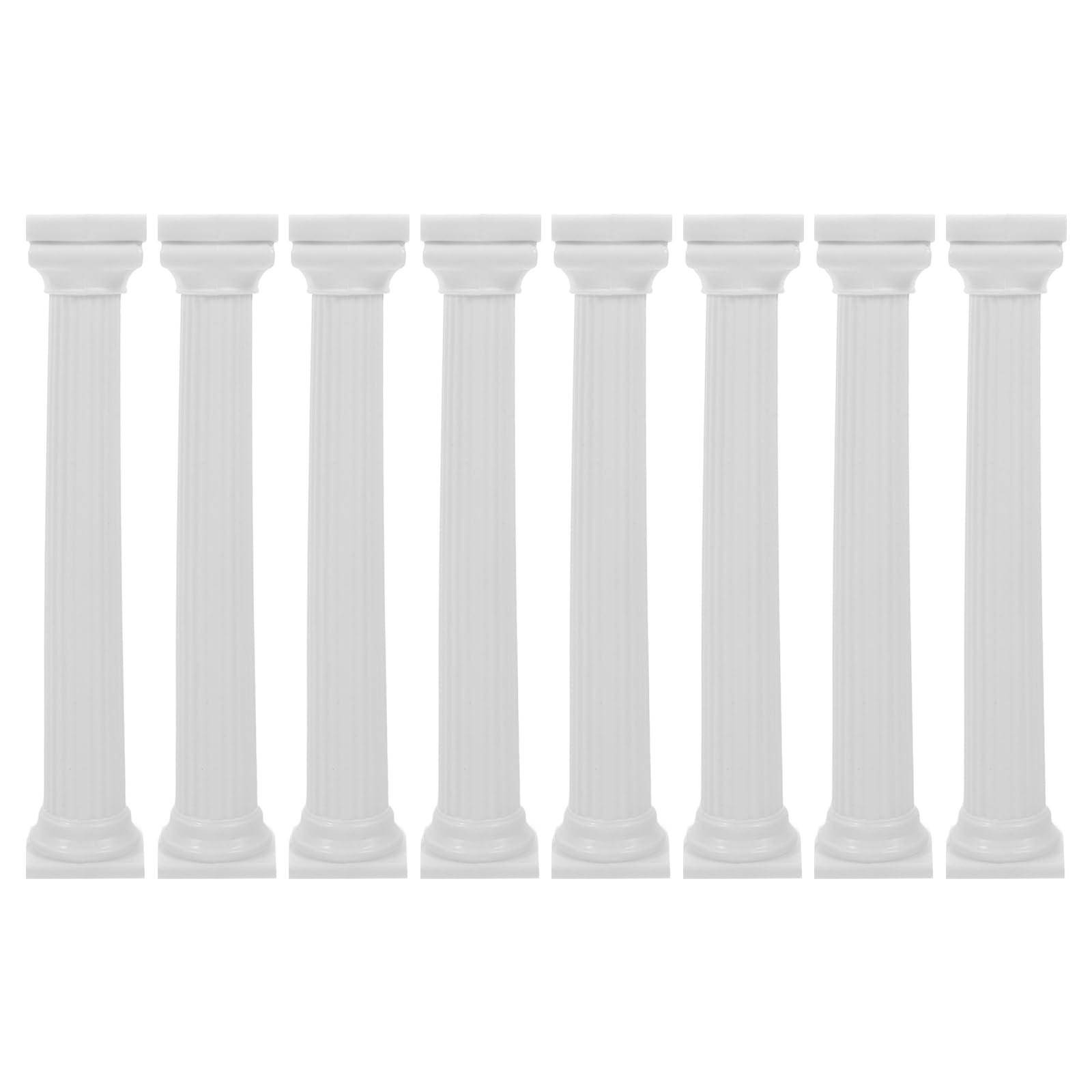 Roman Column Tiered Stand, Plastic 8pcs 17cm Cake Tier Separator for Wedding,... gallery
