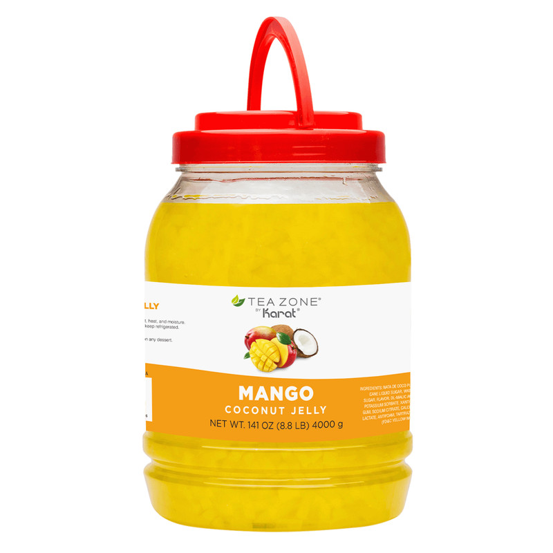 Tea Zone Mango Coconut Jelly (B2008, 8.8 lbs) for Boba/Milk Tea or Smoothies gallery