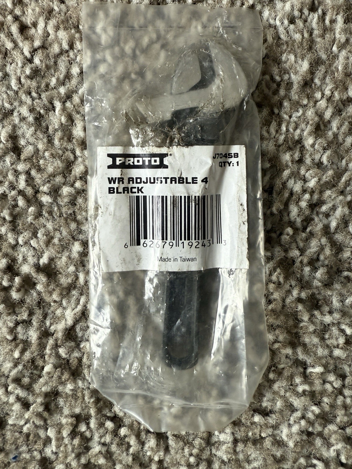 Proto J704SB Adjustable Wrench Alloy Steel Black Oxide , 1/2" Capacity, 4" OAL gallery