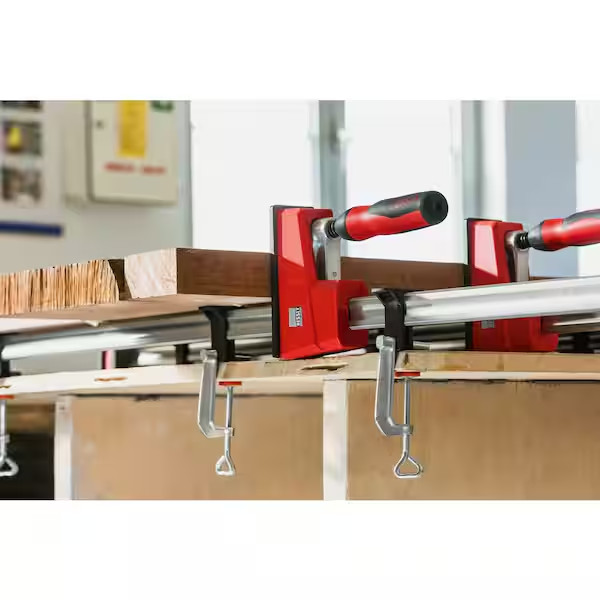 BESSEY Parallel Clamp Composite Plastic Handle 12 in. Capacity 3-3/4 in. Throat gallery