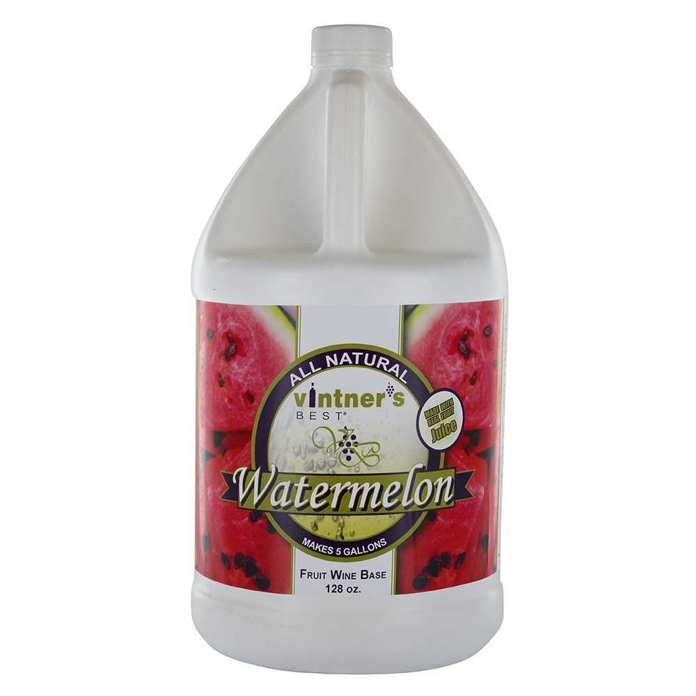 Vintner's Best Watermelon Fruit Wine Base (Makes 5 Gallons) 128 oz. Jug gallery